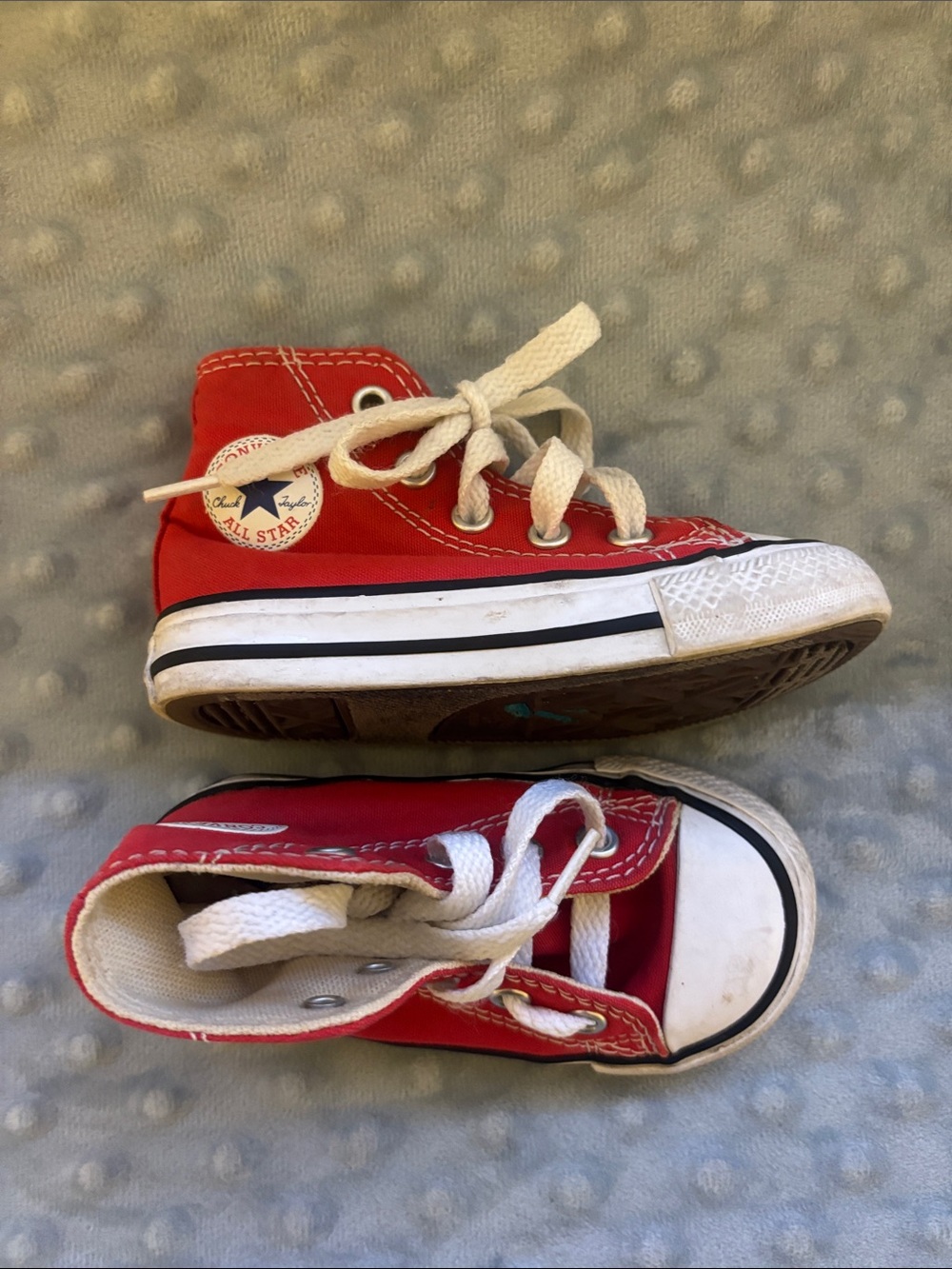 Converse Kids Red High-Top Chuck Taylor Sneakers